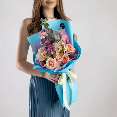 Букет с розами “Принцесса сердца” - фото 1