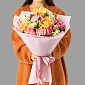 Букет из роз и орхидей "Сладкая вата" - фото 3