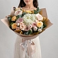 Букет из гортензии и роз “Моя Вселенная” фото
