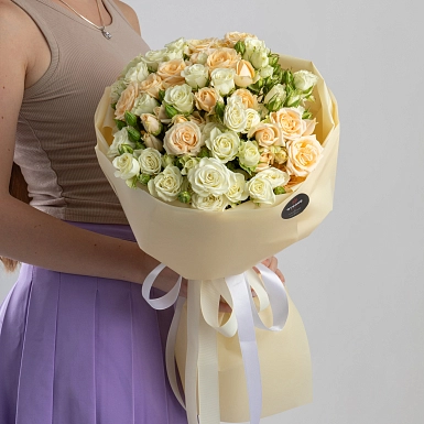 Букет из кустовых роз "Динара" S - фото 1