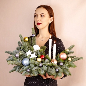 Новогодняя композиция "Романтик"