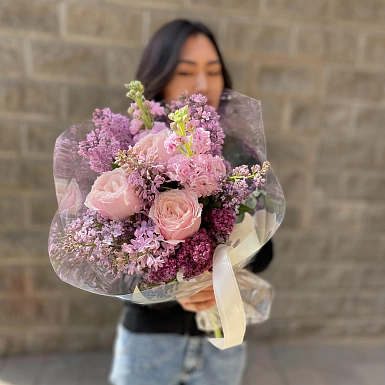 Сет из 2-х весенних букетов из сирени "Огни Венеции" - фото 2