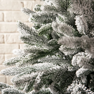 Ёлка заснеженная “Siberia Platinum” 210 см - фото 4