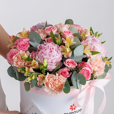 Композиция с пионами "Солнечная леди" - фото 5