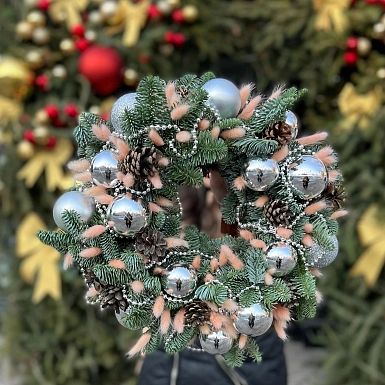 Новогодний венок "Морозко" - фото 5