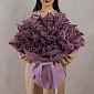 Букет из 51 ветки сирени в оформлении - фото 3