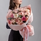Букет из пионовидных и кустовых роз "Английский подарок" - фото 2