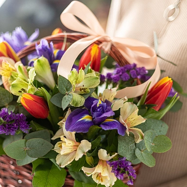 Композиция в корзине "Для доченьки" - фото 3