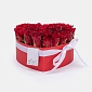 Голландские розы в стильных коробках в форме сердца S - фото 2