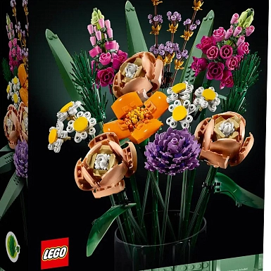 Конструктор лего "Букет цветов" - фото 7