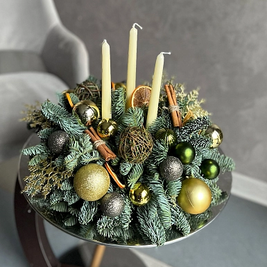 Новогодняя композиция "С новым годом" - фото 5