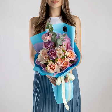 Букет с розами “Принцесса сердца” - фото 3