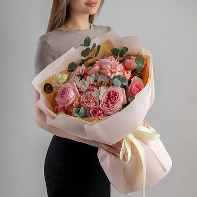 Букет из пионовидных роз “Симфония счастья” - фото 2