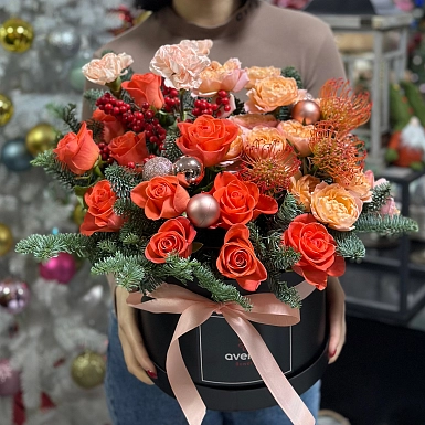 Зимняя композиция "Лесной эльф" - фото 3