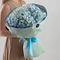Букет из 5 голубых гортензий фото