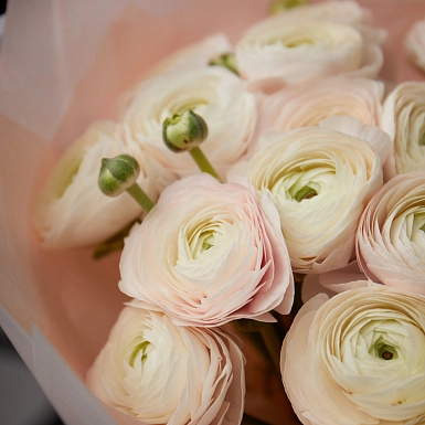 Букет из 25 ранункулюсов "Лоран" - фото 5