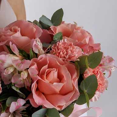 Композиция с гортензией "Моей девочке" фото