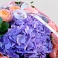 Букет с гортензией "Танец звезд" фото