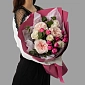 Букет из пионовидных роз "Лапочка" S - фото 2