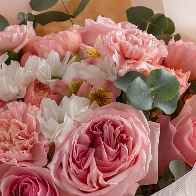 Букет из пионовидных роз “Симфония счастья” - фото 5