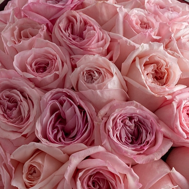 Букет из пионовидных роз Pink Ohara S - фото 5