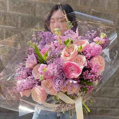 Сет из 2-х весенних букетов из сирени "Огни Венеции" - фото 5