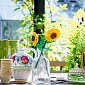 Конструктор лего "Подсолнухи" - фото 2
