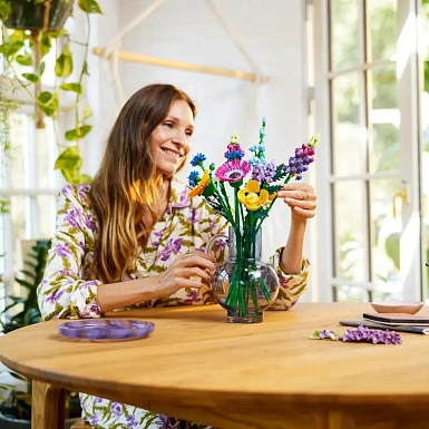 Конструктор лего "Букет полевых цветов" - фото 3