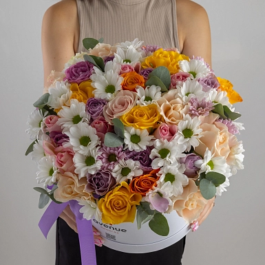 Композиция с хризантемой "Веселое настроение" - фото 2