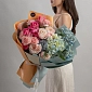 Букет из пионовидных роз “Сакура” - фото 1