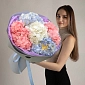 Букет из 5 микс гортензий фото