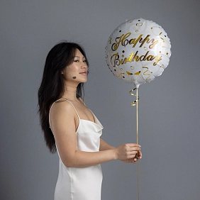 Фольгированный шар "Happy Birthday" 5 шт.