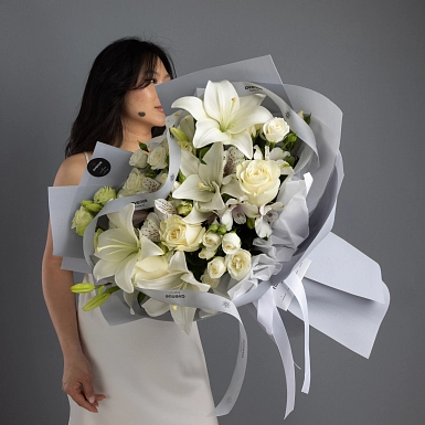 Букет с лилиями "Нимфея" - фото 2