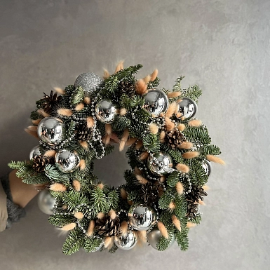 Новогодний венок "Морозко" - фото 3