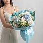 Букет из пионовидных роз "Sky" - фото 3