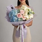 Букет с гортензией "Моей малышке" фото