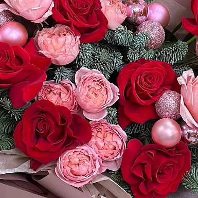 Зимний букет "Christmas fantasies" - фото 7