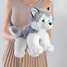 Мягкая игрушка "Хаски" M 45 см
