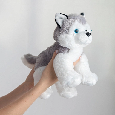 Мягкая игрушка "Хаски" M 45 см - фото 2