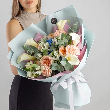 Букет с каллами "Ellegance" - фото 1