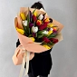 Букет из 25 тюльпанов яркий микс - фото 2
