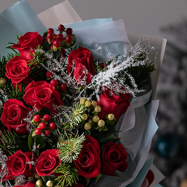 Зимний букет "Snowfall" - фото 4