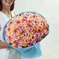 Букет из 101 нежных микс роз 50 см "Тянь-Шань" - фото 1