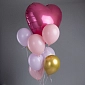 Сет из воздушных шаров "Розовый микс" - фото 2
