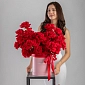 Коробка из 51 Голландской красной розы - фото 5
