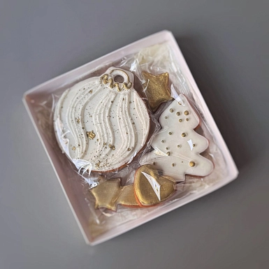 Новогодние пряники ручной работы - фото 2