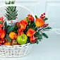 Фруктовая корзина "Новогодний натюрморт" - фото 3