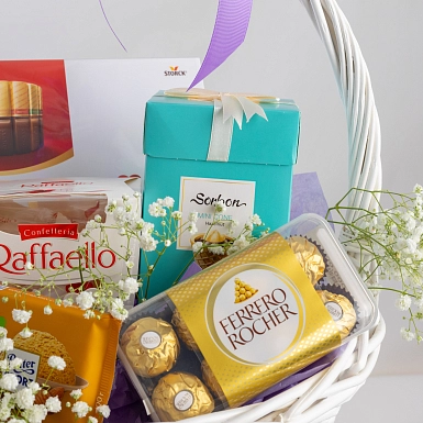 Корзина со сладостями "Сладкий подарок" - фото 6