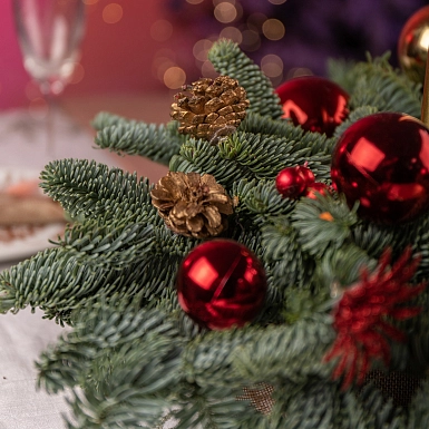 Новогодняя композиция "Forest" - фото 4