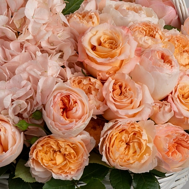 Композиция в корзине "Крем-брюле" - фото 6